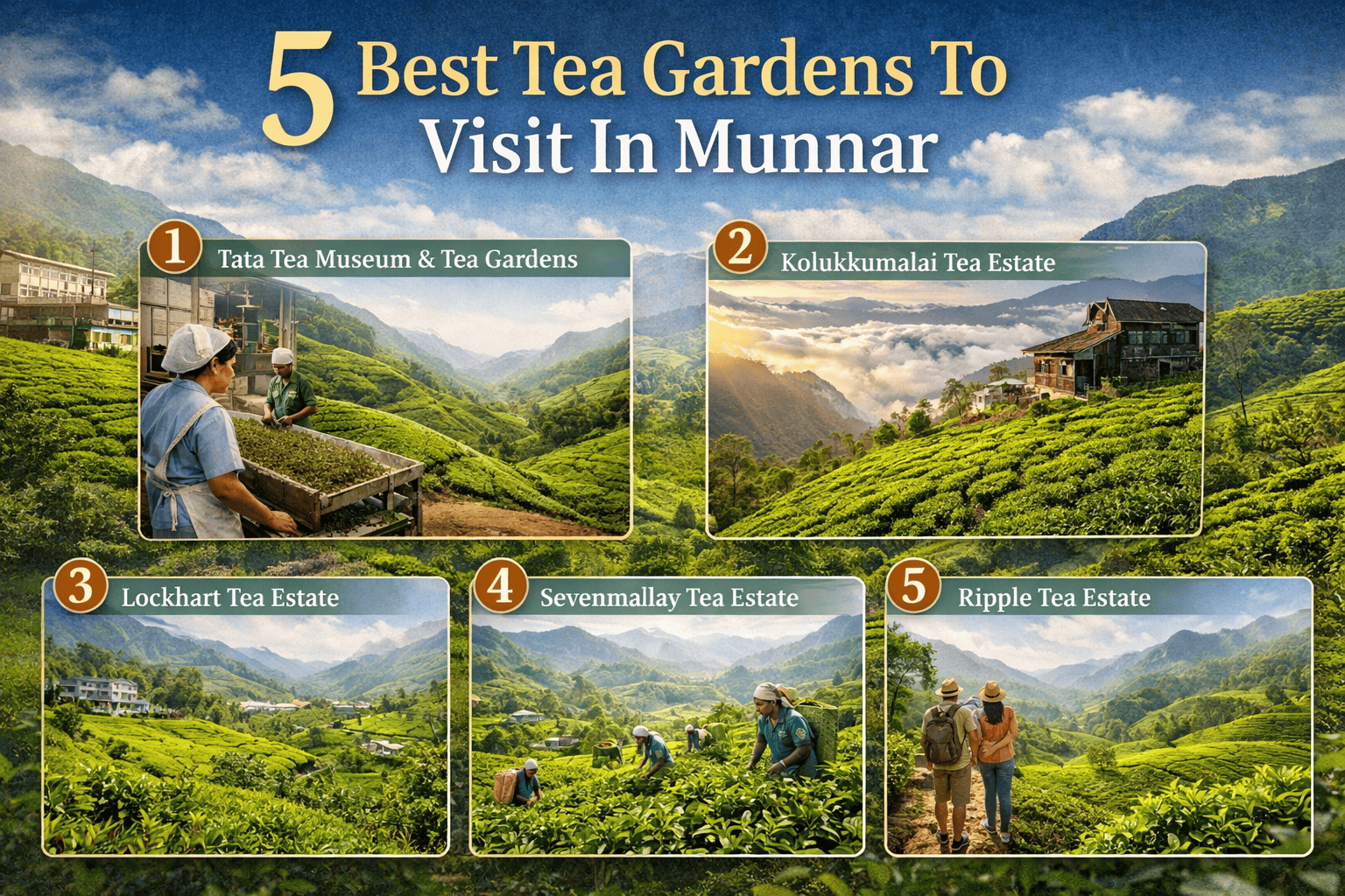 5 Best Tea Gardens To Visit In Munnar
